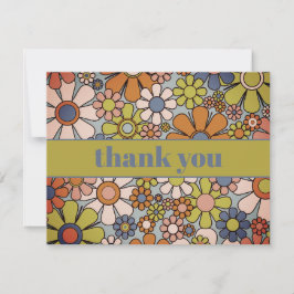 レトロガーデンヴィンテージ60s 70s美花 サンキューカード