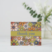 レトロガーデンヴィンテージ60s 70s美花 サンキューカード (スタンド正面)