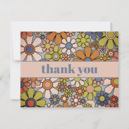 レトロガーデンヴィンテージ60s 70s美花 サンキューカード