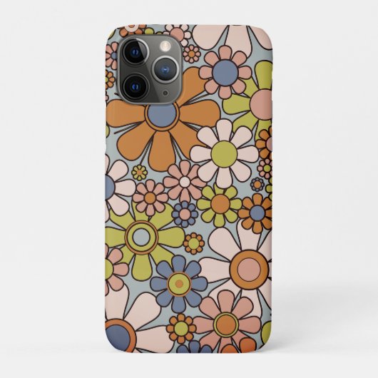 レトロガーデンヴィンテージ60s 70s美花 Case-Mate iPhoneケース (裏)
