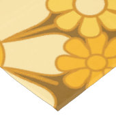 レトロガーデン明るい60s 70s花柄 テーブルクロス (アングル)