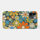 レトロガーデン花60s 70s花柄 Case-Mate iPhoneケース (裏面(横))