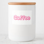 レトロガーリーコーヒー フードラベル (正面)