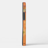 レトロガーリー抽象芸術金ゴールドリーフカラフルフラワー Case-Mate iPhoneケース (裏面 / 右)