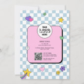 レトロガーリーGroovyピンク美しいサロン価格表 (裏面)