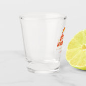 レトロガールウィークエンドパーソナライズドバチュロレッテのお土産 ショットグラス (左)