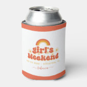 レトロガールウィークエンドパーソナライズドバチュロレッテギフト 缶クーラー (缶正面)