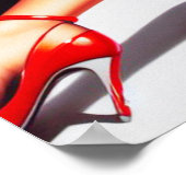 レトロガールクラシックのピンアップ ポスター (角)