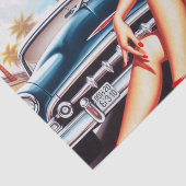 レトロガールクラシックのピンアップ 薄葉紙 (詳細)