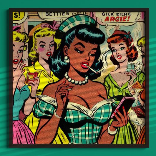 レトロガールコミックス ポスター