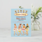 レトロガールズ 宿泊旅行 招待状 (スタンド正面)