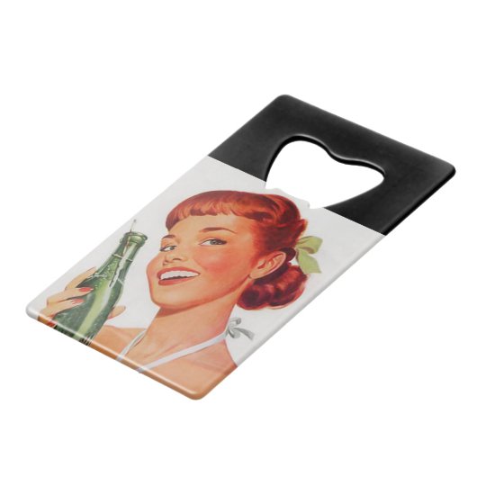 レトロガールソーダアドロおもしろいンガン クレジットカード栓抜き (裏面アングル)