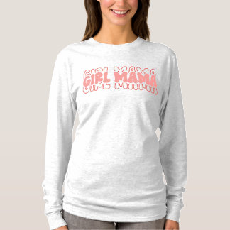 レトロガールママ Tシャツ