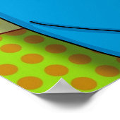 レトロキスをするカップル1950年のアーポップ・アートのト ポスター (角)