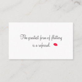 レトロキスをする唇の化粧品紹介カード 紹介カード