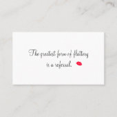 レトロキスをする唇の化粧品紹介カード 紹介カード (正面)