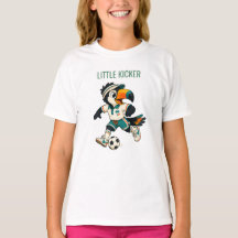 レトロキッズサッカーTシャツ・カスタムトウカンマスコット