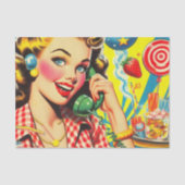 レトロキッチピンアップ 薄葉紙 (正面)