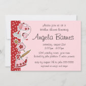 レトロキッチンウェディングシャワー招待状 招待状 (正面)