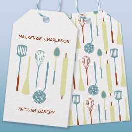 レトロキッチンベーカリーカフェケータリングラベル ギフトタグ