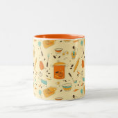 レトロキッチンマグ ツートーンマグカップ (中央)