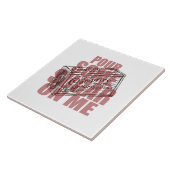 レトロキッチンマシュマロ |砂糖を注ぐ タイル (側面)