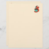 レトロキッチンレシピ紙（両面） (正面/裏面)