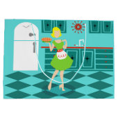 レトロキッチン抱き枕 ラージペーパーバッグ (裏面)