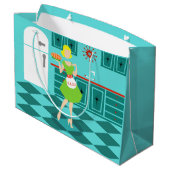 レトロキッチン抱き枕 ラージペーパーバッグ (裏面アングル)