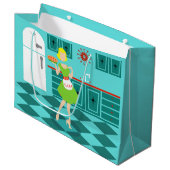 レトロキッチン抱き枕 ラージペーパーバッグ (正面アングル)