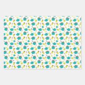 レトロキッチン装飾ポットパン用品テーマ ラッピングペーパーシート (正面3)