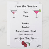 レトロキッチン/ディナーパーティー- SRF セーブザデート (裏面)