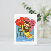 レトロキッテンバレンタイン シーズンポストカード (スタンド正面)