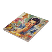 レトロキッ絵画チン タイル (側面)