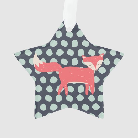 レトロキツネ オーナメント (裏面)