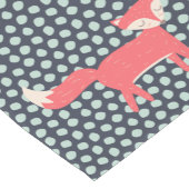 レトロキツネ ショートテーブルランナー (コーナー)