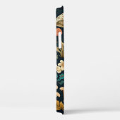 レトロキノコ及び花イラストレーションデザイン Case-Mate iPhoneケース (裏面 / 右)
