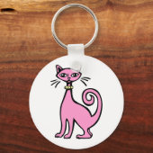 レトロキャッカスタマイズト – キーホルダー (正面)