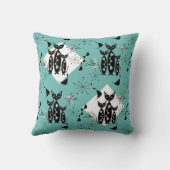 レトロキャッツ原モダン子スターバスト クッション (裏面)