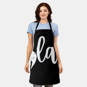 レトロキャットコンマラカマラハリス2024年選挙 エプロン (着用した状態)