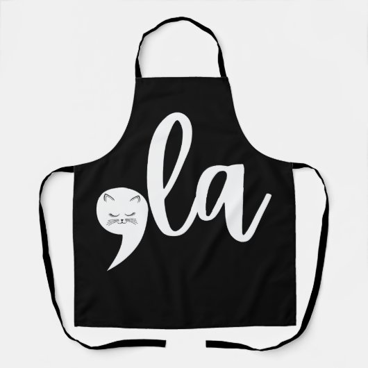 レトロキャットコンマラカマラハリス2024年選挙 エプロン (正面)