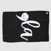 レトロキャットコンマラカマラハリス2024年選挙 ゴルフタオル (横)