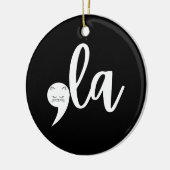 レトロキャットコンマラカマラハリス2024年選挙 セラミックオーナメント (左)