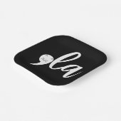 レトロキャットコンマラカマラハリス2024年選挙 ペーパープレート (傾斜あり)