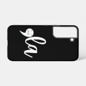 レトロキャットコンマラカマラハリス2024年選挙 SAMSUNG GALAXYケース (裏面横)