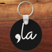 レトロキャットコンマLa Kamala Harris社長24 キーホルダー (正面)