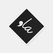 レトロキャットコンマLa Kamala Harris社長24 スタンダードカクテルナプキン (角)