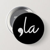 レトロキャットコンマLa Kamala Harris社長24 缶バッジ (正面&裏面)