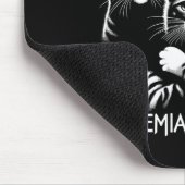 レトロキャットロック音楽コンサートバンド男性キッズウィメンズF マウスパッド (コーナー)