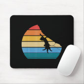 レトロキャット登山マウンテンヴィンテージ子猫ギフトパック マウスパッド (マウス)